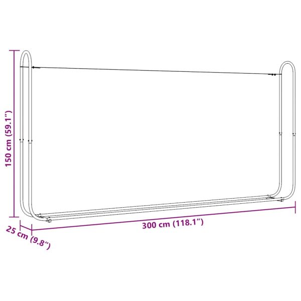 Стойка за дърва за огрев с дъждобран Поцинкована стомана