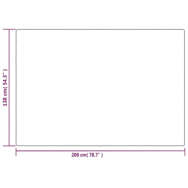 Утежнено одеяло с плик, сиво, 138x200 см, 6 кг, плат