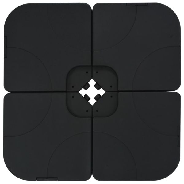 Градински чадър, с преносима основа, антрацит