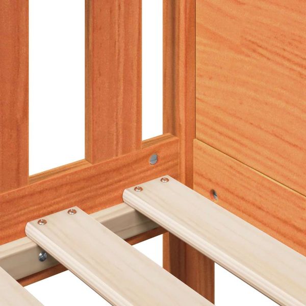 Детско легло рамка с чекмеджета без матрак 90x190 см бор масив