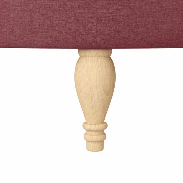Стол с тапицерия Виненочервен 56,5 x 70 x 110 см текстил