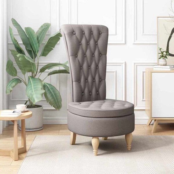 Стол с тапицерия Таупе 56,5 x 70 x 110 см текстил