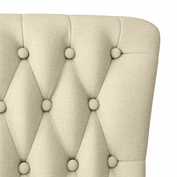 Стол с тапицерия Крем 56,5 x 70 x 110 см текстил