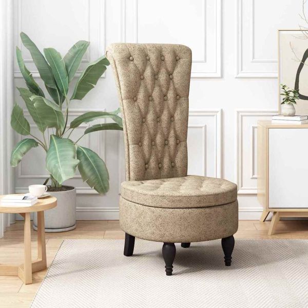 Стол с тапицерия Светлосиво 56,5 x 70 x 110 см Изкуствена набук