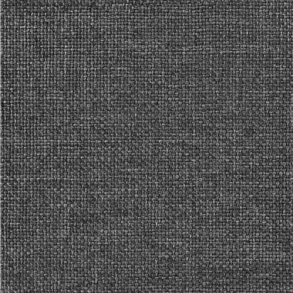 Леглова рамка с тапицирана гръбна част Тъмен сив 150 x 200 cm