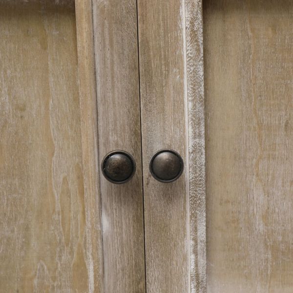 Шкаф с чекмеджета, бял, 50x30x80 см, дърво