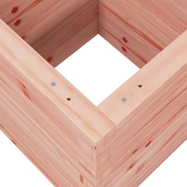 Градинска кашпа, 40x40x46 см, масивна дугласка дървесина