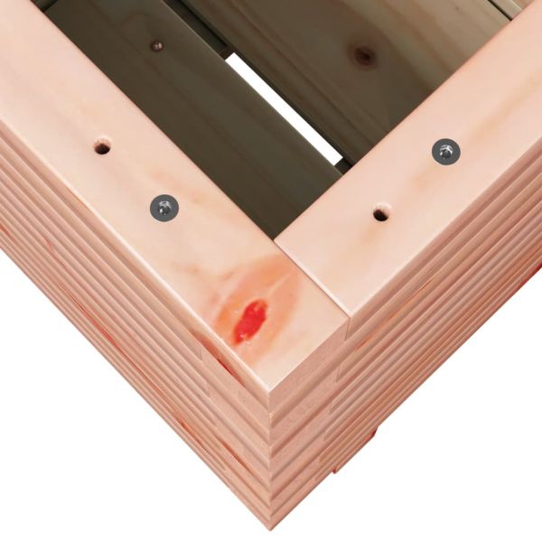 Градинска кашпа, 40x40x49,5 см, масивна дугласка дървесина