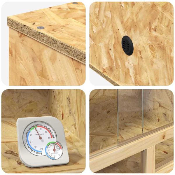 Терариум Кафяво 100 x 50 x 100 cm ОСБ