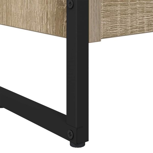 Шкаф за книги 2 pcs Сонома 80 x 30 x 155 см Инженерно дърво