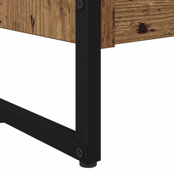 Шкаф за книги 2 pcs Старо дърво 80 x 30 x 155 см