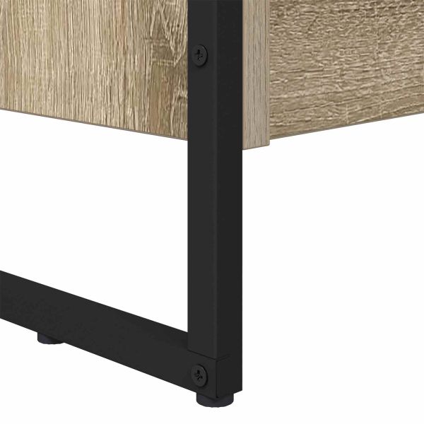 Шкаф за книги 2 pcs Сонома 80 x 30 x 155 см Инженерно дърво