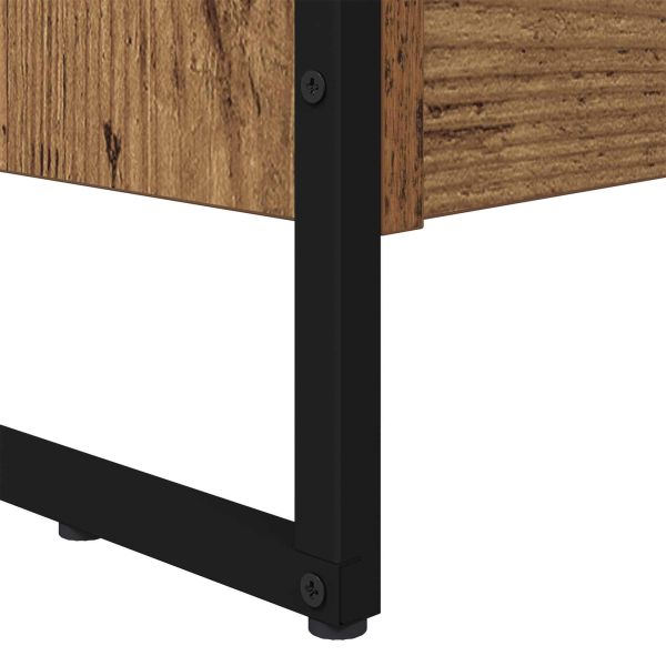 Шкаф за книги 2 pcs Старо дърво 80 x 30 x 155 см