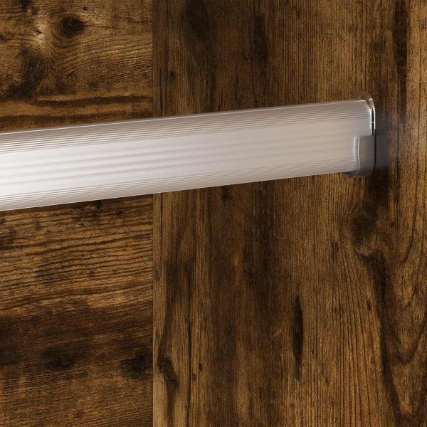 Гардероб 2 pcs Димящ дъб 50 x 50 x 200 cm Инженерно дърво