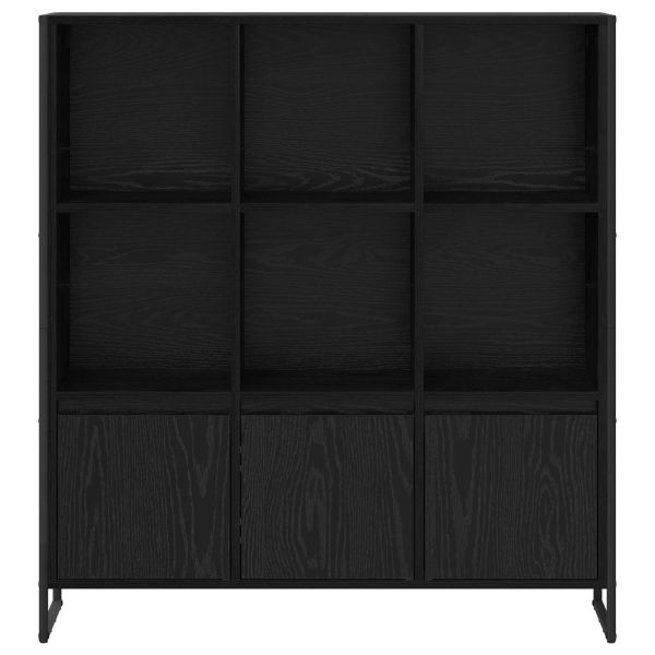 Шкаф за книги 2 pcs Черния дъб 99,5 x 30 x 108,5 см