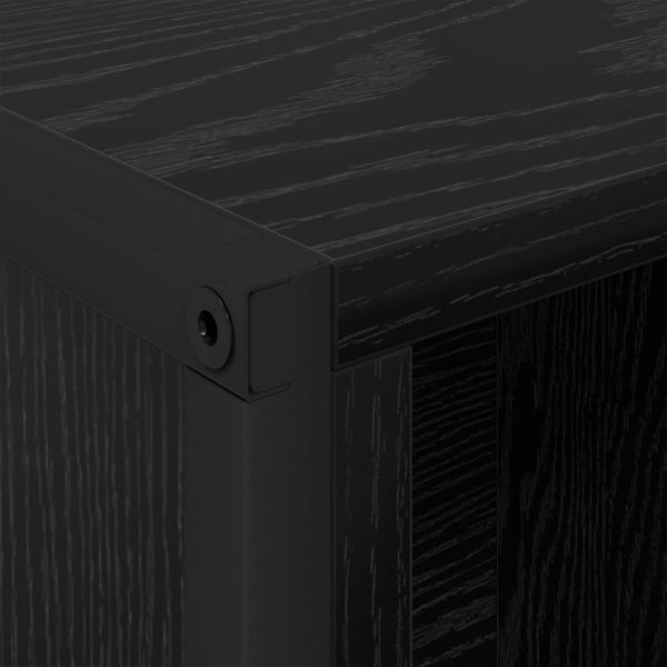 Шкаф за книги 2 pcs Черния дъб 99,5 x 30 x 108,5 см