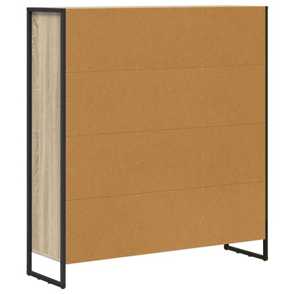 Шкаф за книги 2 pcs Сонома 99,5 x 30 x 108,5 см Инженерно дърво