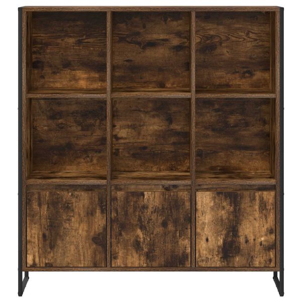 Шкаф за книги 2 pcs Димящ дъб 99,5 x 30 x 108,5 см