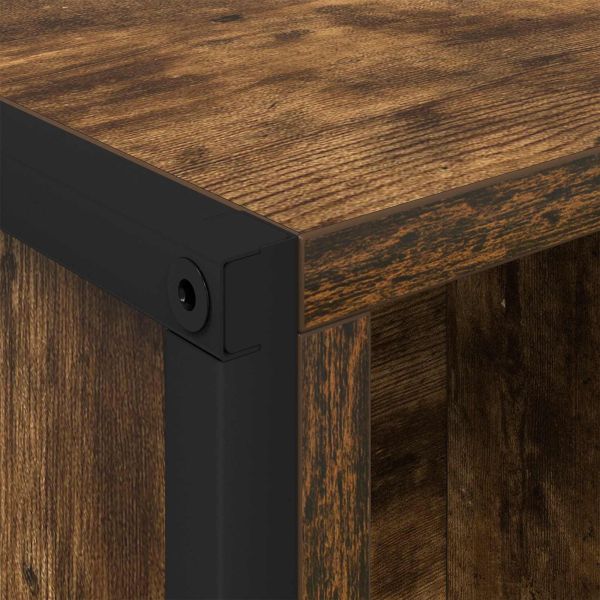 Шкаф за книги 2 pcs Димящ дъб 99,5 x 30 x 108,5 см