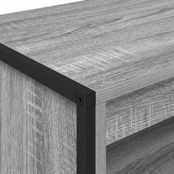 Високи шкафове 2 pcs Сив Сонома 60 x 36 x 300 см