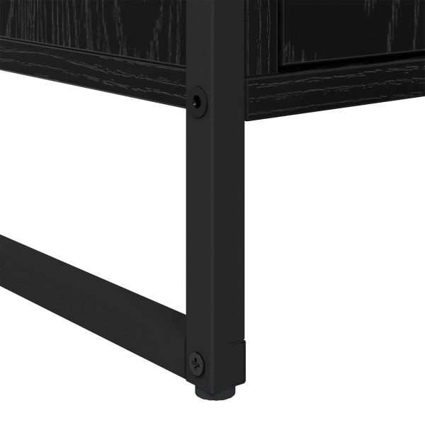 Служебен шкаф с чекмедже 2 pcs Черния дъб 81 x 36 x 150.5 см