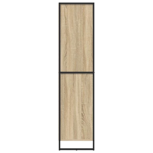 Служебен шкаф 2 pcs Сонома 81 x 36 x 150.5 см Инженерно дърво