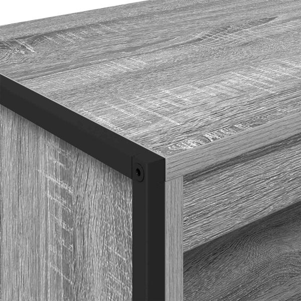 Високи шкафове 2 pcs Сив Сонома 60 x 36 x 300 см