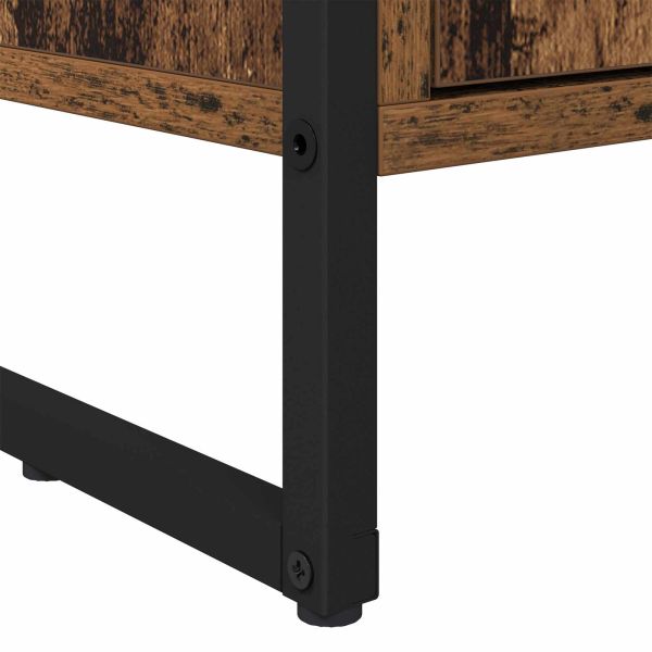 Високи шкафове 2 pcs Старо дърво 79 x 36 x 200 см