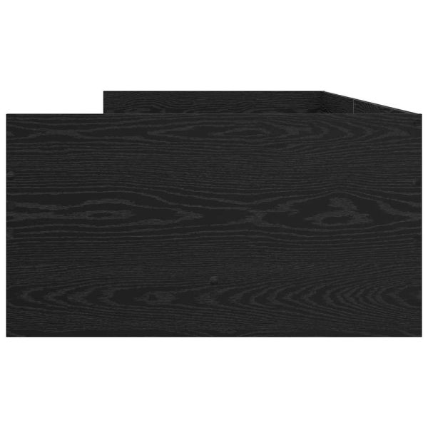 Рамка за легло Черния дъб 90 x 190 cm Солидно борово дърво