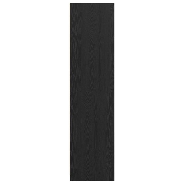 Гардероб с рафт Черния дъб 100 x 50 x 200 см Инженерно дърво