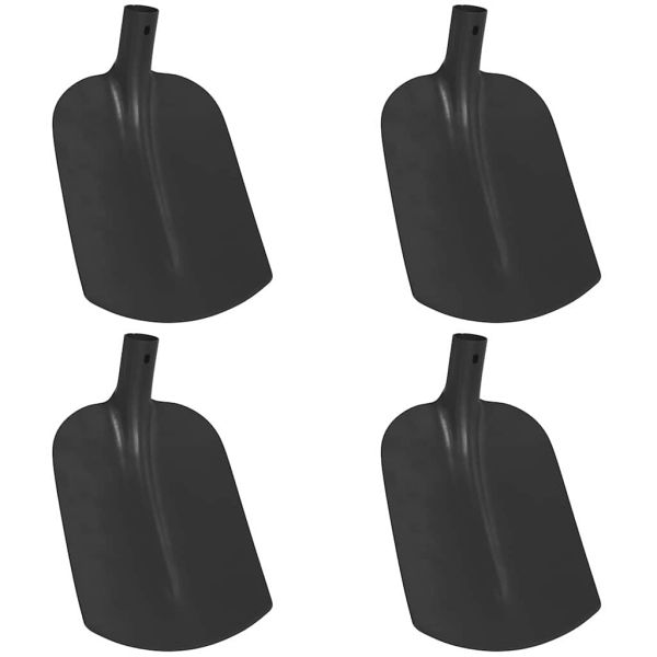 Глава на лопата 4 pcs Черно 34,5 x 24 см