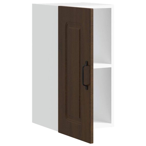 Кухненски стенен шкаф, Kalmar, кафяв дъб, инженерно дърво