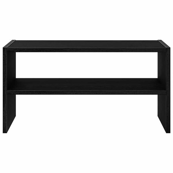 Стелаж за обувки, стифиращи, черен дъб, 60x30x30,5 см