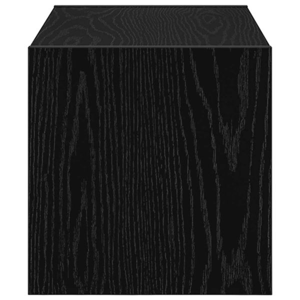 Стелаж за обувки, стифиращи, черен дъб, 60x30x30,5 см