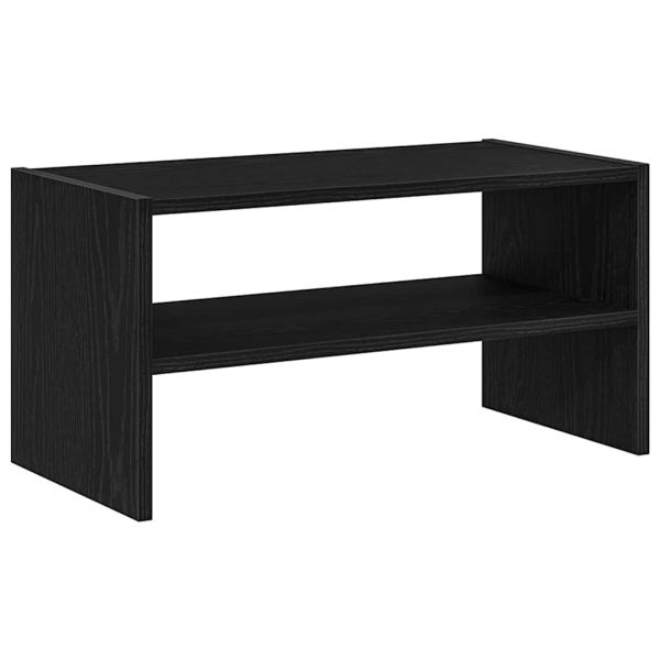 Стелаж за обувки, стифиращи, черен дъб, 60x30x30,5 см