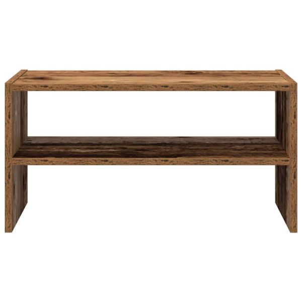 Стелаж за обувки, стифиращи, старо дърво, 60x30x30,5 см