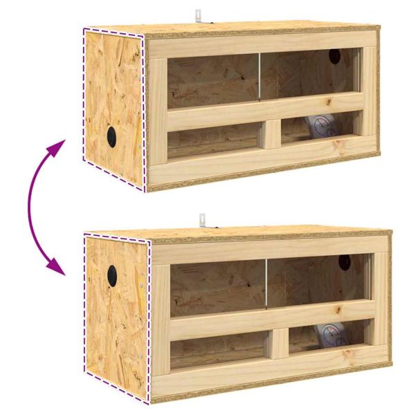 Терариум Кафяво 60 x 30 x 30 cm ОСБ