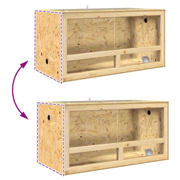 Терариум Кафяво 50 x 100 x 50 см ОСБ