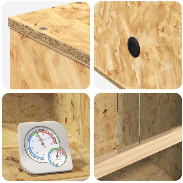 Терариум Кафяво 50 x 50 x 80 cm ОСБ