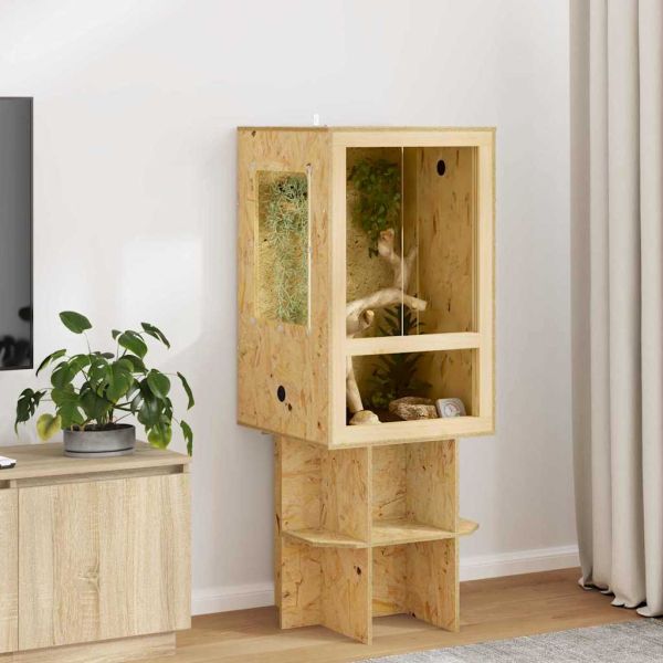 Терариум Кафяво 50 x 50 x 80 cm ОСБ