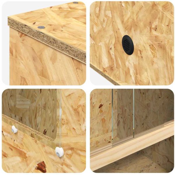 Терариум Кафяво 50 x 50 x 80 cm ОСБ