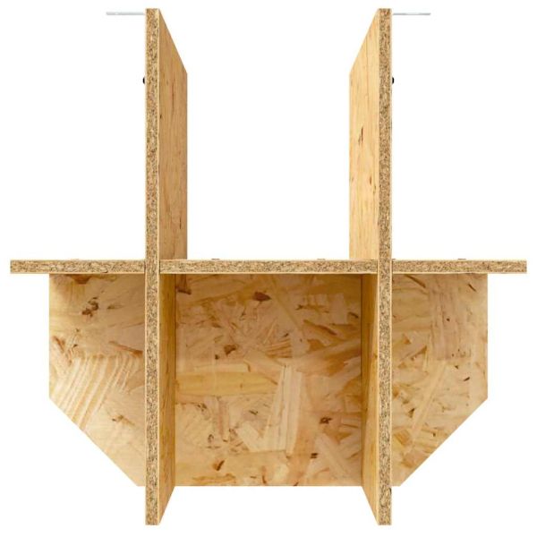 Основна за терариум с рафт Кафяво 40 x 40 x 50 cm ОСБ