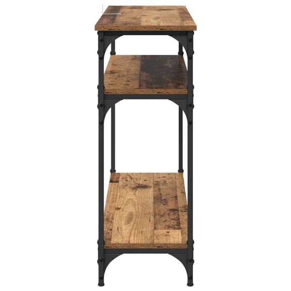 Конзолна маса Старо дърво 100 x 29 x 75 см Инженерно дърво