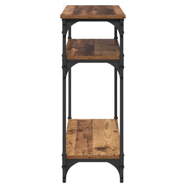 Конзолна маса Старо дърво 75 x 29 x 75 см Инженерно дърво