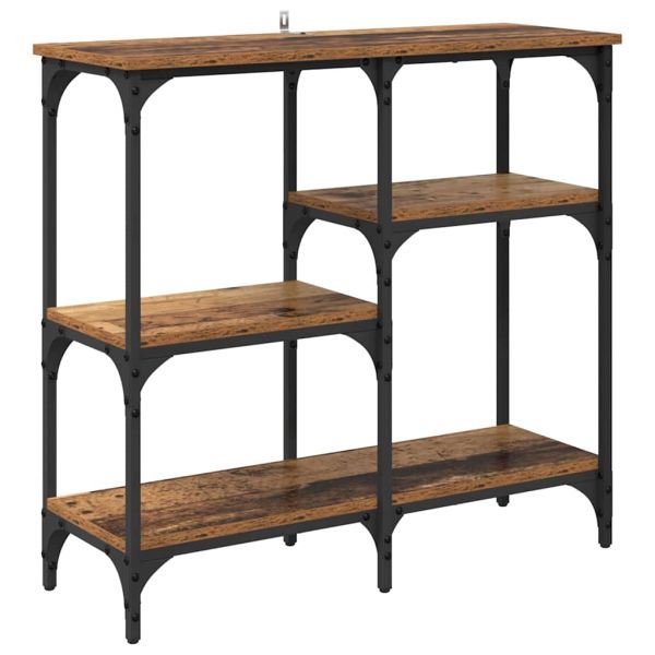 Конзолна маса Старо дърво 80 x 29 x 75 см Инженерно дърво