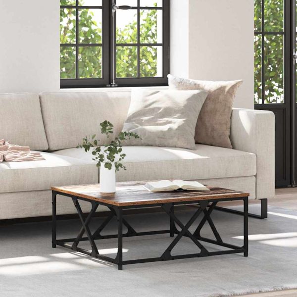 Масичка за кафе Старо дърво 70 x 70 x 30 cm Инженерно дърво