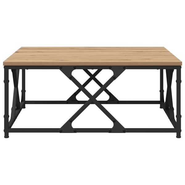 Масичка за кафе Дъб 70 x 70 x 30 cm Инженерно дърво