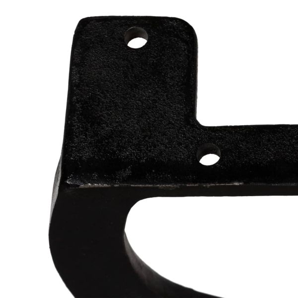 Крака за пейка, 2 бр, Х-образни, чугун