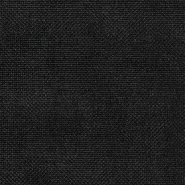 Леглова рамка с тапицирана гръбна част Черно 200 x 200 cm