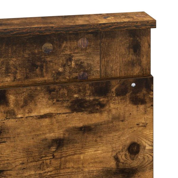 Легло с място за съхранение с таблото Димян дъб 120 x 200 cm